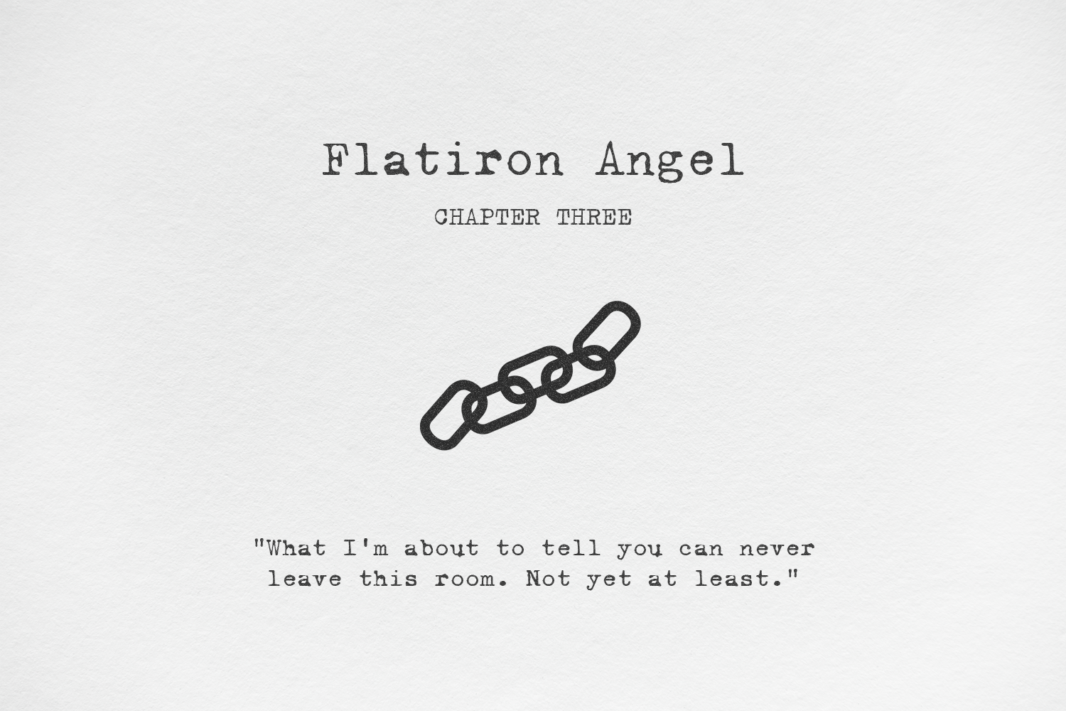 Flatiron Angel: Part Three by Joe Shields